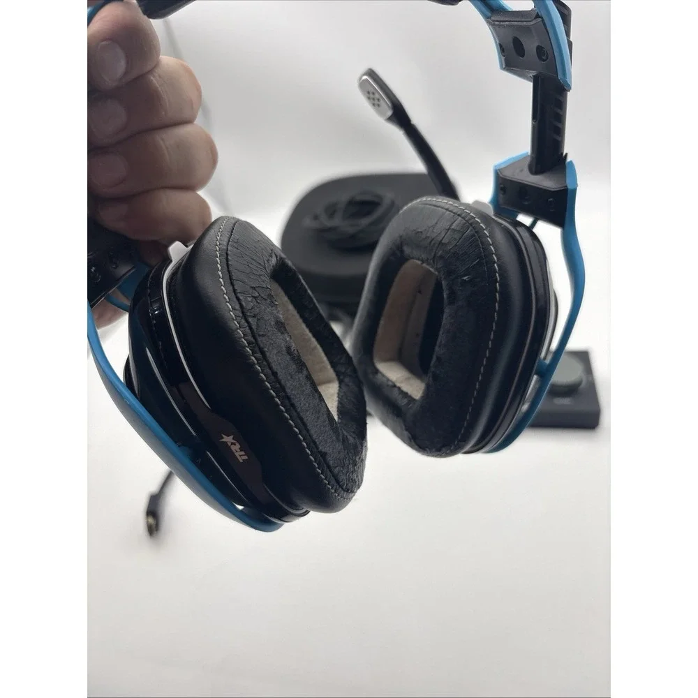 Astro A40 TR Headset Black Blue with MixAmp Pro TR Gaming Bundle TESTED